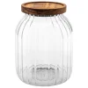 Cajas Y Frascos>Tarro HARMONY con tapa madera acacia 2L