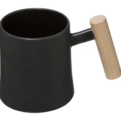 secret d'gourmet Tazas Y Tazones>Taza De Fayenza Tribecart Negra 37Cl