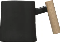 secret d'gourmet Tazas Y Tazones>Taza De Fayenza Tribecart Negra 37Cl
