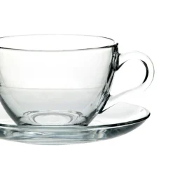 Tazas Y Tazones>Taza De Té C/Plato De Vidrio 238Cc