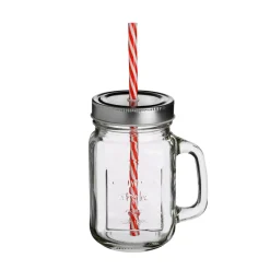 Cajas Y Frascos>Taza Para Batidos C/Pajita 45Cl