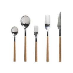 Cuchillería>Tenedor De Mesa Lune Inox C/Mango Madera