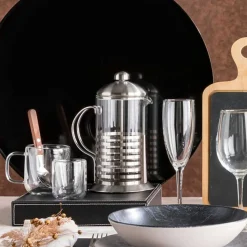 secret d'gourmet Teteras Y Hervidores>Tetera De Vidrio C/Filtro 80Cl