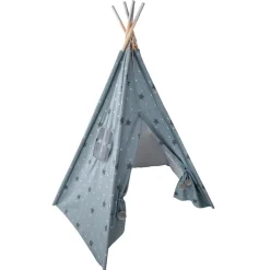 Niños atmosphera4kids Mobiliario>Tienda Tipi Azul C/Estrellas 160Cm