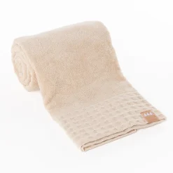 Toallas De Baño>Toalla de baño beige 90x150cm