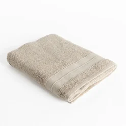 Toallas De Baño>Toalla de baño ESSENZA marrón claro 90x150cm