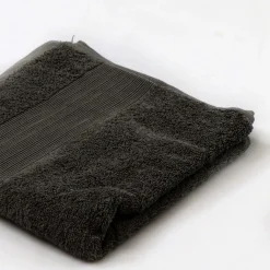 atmosphera Toallas De Baño>Toalla de mano gris oscuro TIMELESS 50x100Cm