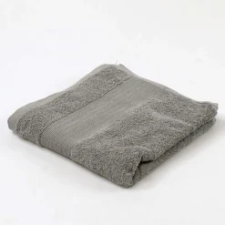 atmosphera Toallas De Baño>Toalla de mano gris TIMELESS 50x100Cm