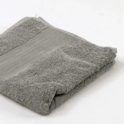 atmosphera Toallas De Baño>Toalla de mano gris TIMELESS 50x100Cm