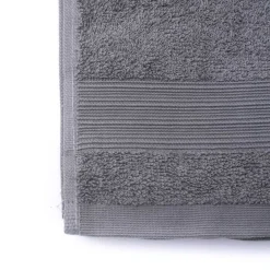 atmosphera Toallas De Baño>Toalla gris TIMELESS 30x50Cm