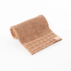 Toallas De Baño>Toalla taupe de algodón 30x50cm