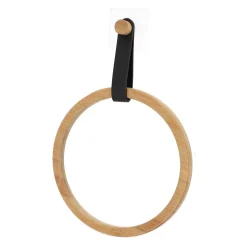 Toalleros>Toallero Bambú Redondo De Bambú Con Asa