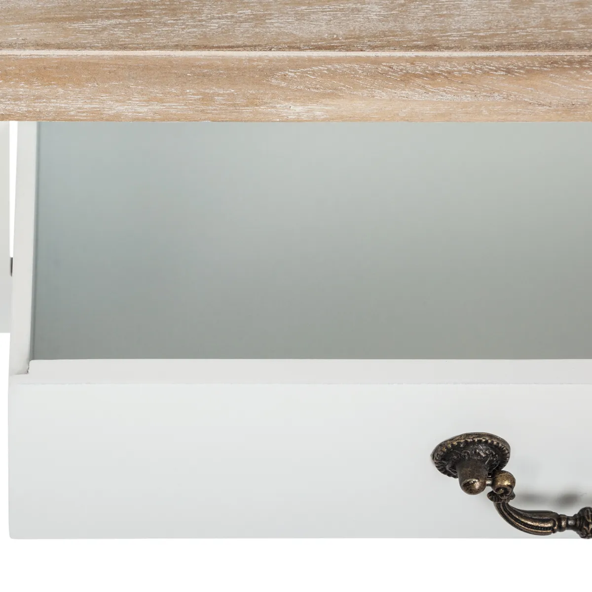 atmosphera Muebles Y Carros De Apoyo|Estilo Rústico>Tocador Mdf Chrysa 3 Cajones 74x40x135Cm