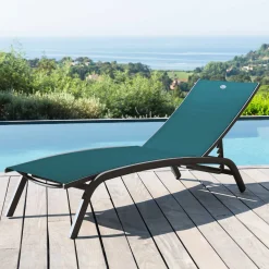 hespéride Tumbonas>Tumbona BONAO azul canard