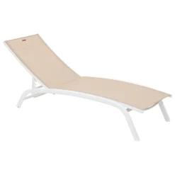 hespéride Tumbonas>Tumbona BONAO lino y blanco
