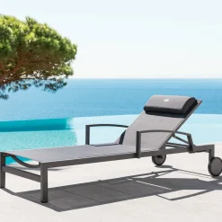 hespéride Tumbonas>Tumbona OCALA gris antracite y graphite