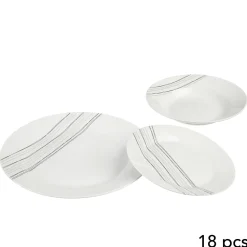 secret d'gourmet Platos>Vajilla 18 Pzas Diseño Lignes