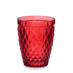 Copas>Vaso De Agua Diamante Rojo 25cl