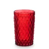 Copas>Vaso De Agua Diamante Rojo 37cl