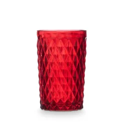 Copas>Vaso De Agua Diamante Rojo 37cl