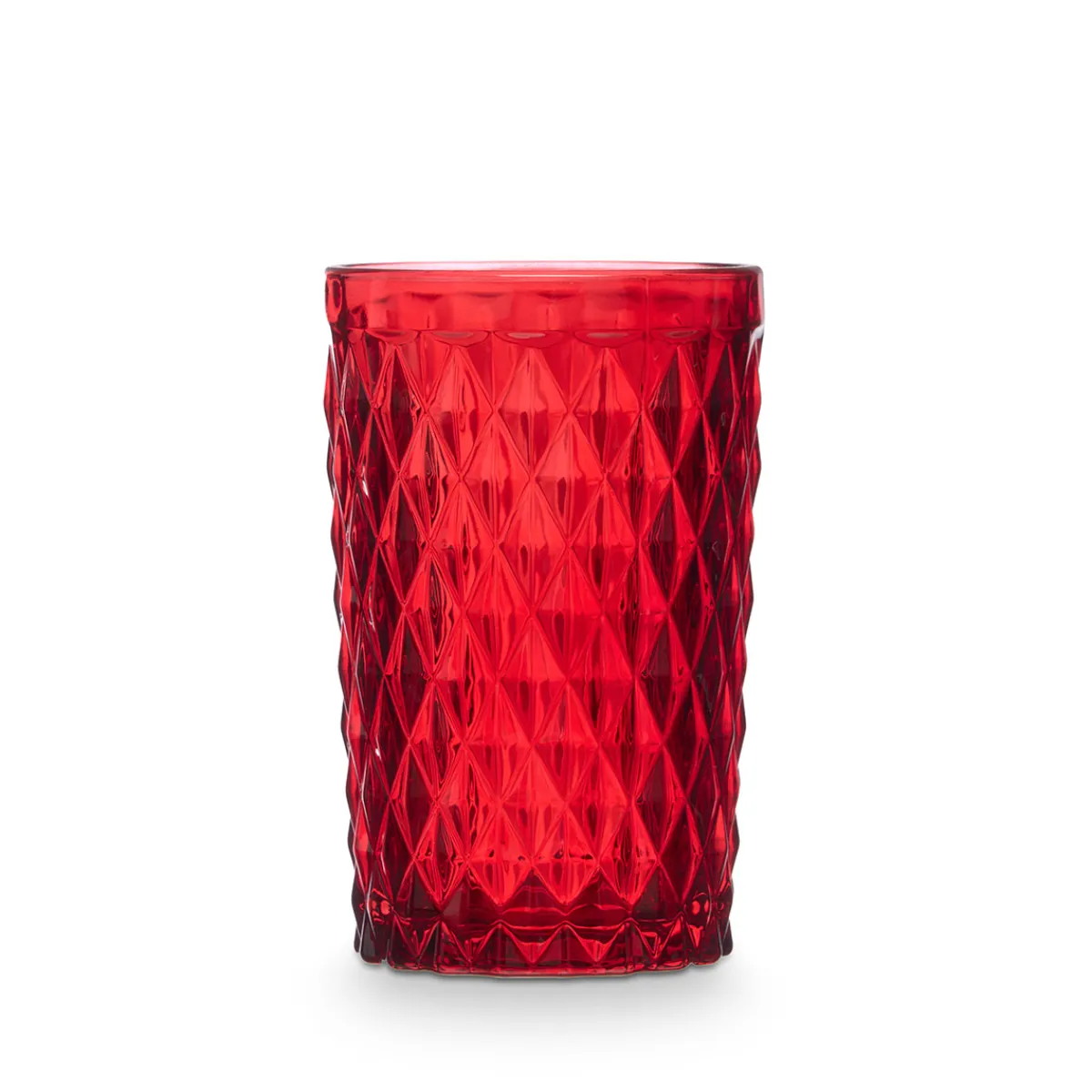 Copas>Vaso De Agua Diamante Rojo 37cl