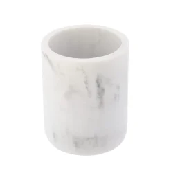 Accesorios De Lavabo>Vaso de lavabo blanco efecto mármol