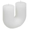 atmosphera Velas>Vela Blanca Forma De U