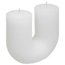 atmosphera Velas>Vela Blanca Forma De U