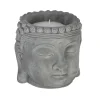 atmosphera Velas>Vela Citronela En Buda Cemento 13.5x13Cm