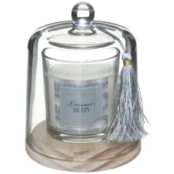 atmosphera Velas|Estilo Rústico>Vela Dulzura Lino C/Campanilla 130g