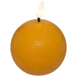 atmosphera Velas>Vela Led Redonda Amarilla 8cm
