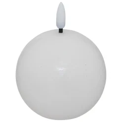 atmosphera Velas>Vela Led Redonda Molia Blanca 8cm