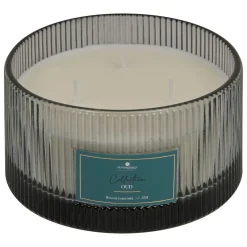 atmosphera Velas>Vela perfumada con portavelas de vidrio COLLECTION