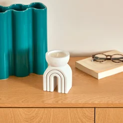 atmosphera Velas>Vela perfumada FLOW blanca 70gr