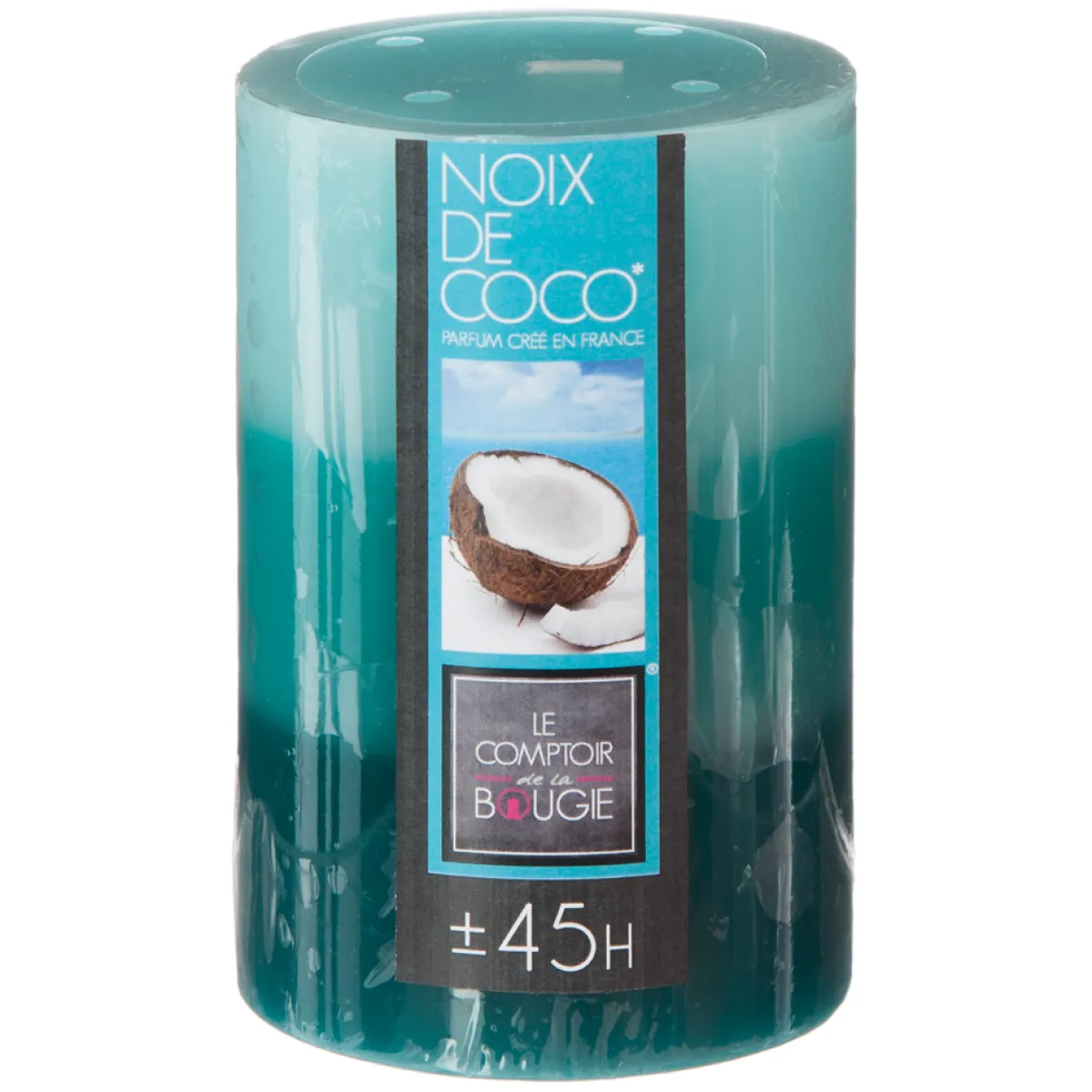 atmosphera Velas>Vela Perfumada Tricolor Coco 7x10Cm