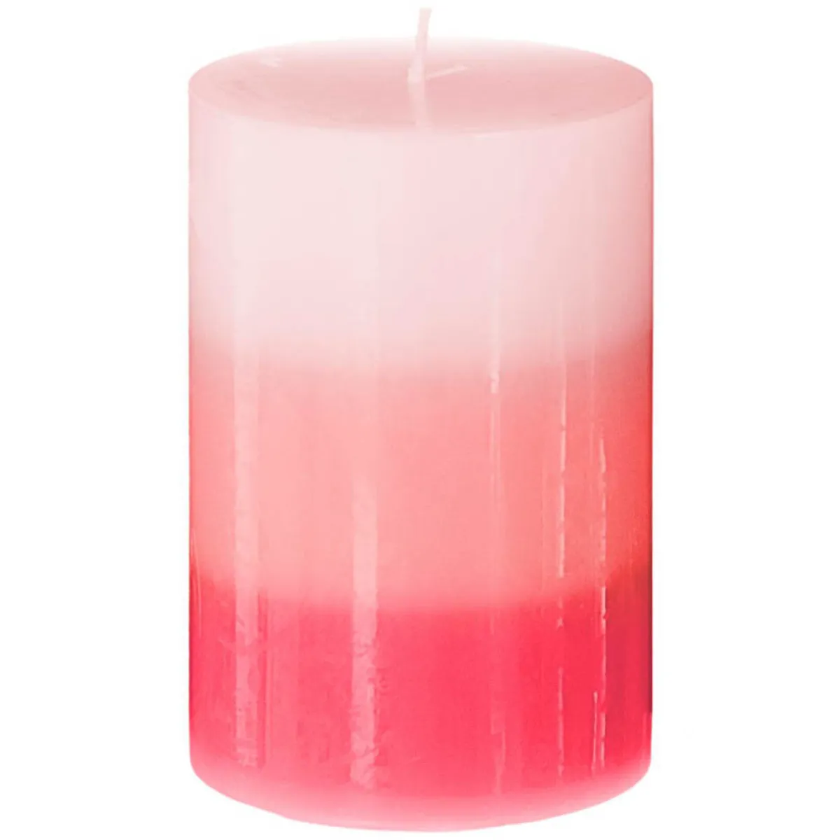 atmosphera Velas>Vela Perfumada Tricolor Rosa 7x10Cm