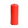 hôma Velas>Vela Pilar Basic Roja 7.3x19Cm