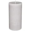 atmosphera Velas>Vela Rústica Cilíndrica Gris 7x14Cm