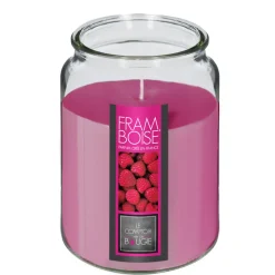 atmosphera Velas>Vela Tarro C/Tapa Aroma Frambuesa 510G