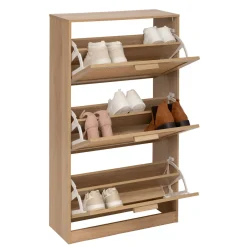 5five Zapateros>Zapatero con 3 cajones beige 113cm