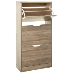 5five Zapateros>Zapatero Con 3 Cajones 60x23.3x119.5Cm