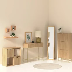 5five Zapateros|Estilo Contemporaneo>Zapatero de mdf beige TASSO