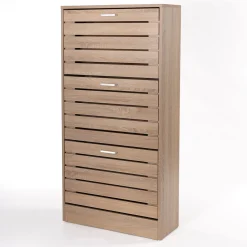 Zapateros>Zapatero natural Ccn 3 cajones 120cm